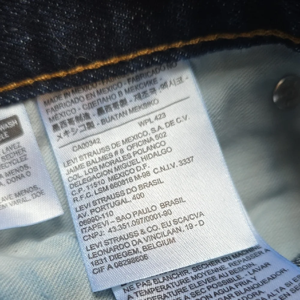 Levi's 505 Men's Straight Jeans in Dark Indigo 36×32